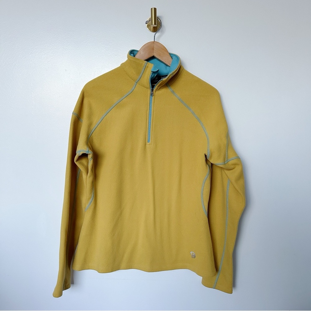 Mountain Hardwear• Yellow Fleece Quarter Zip Pullover